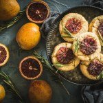 Low Carb Blood Orange and Rosemary Scones